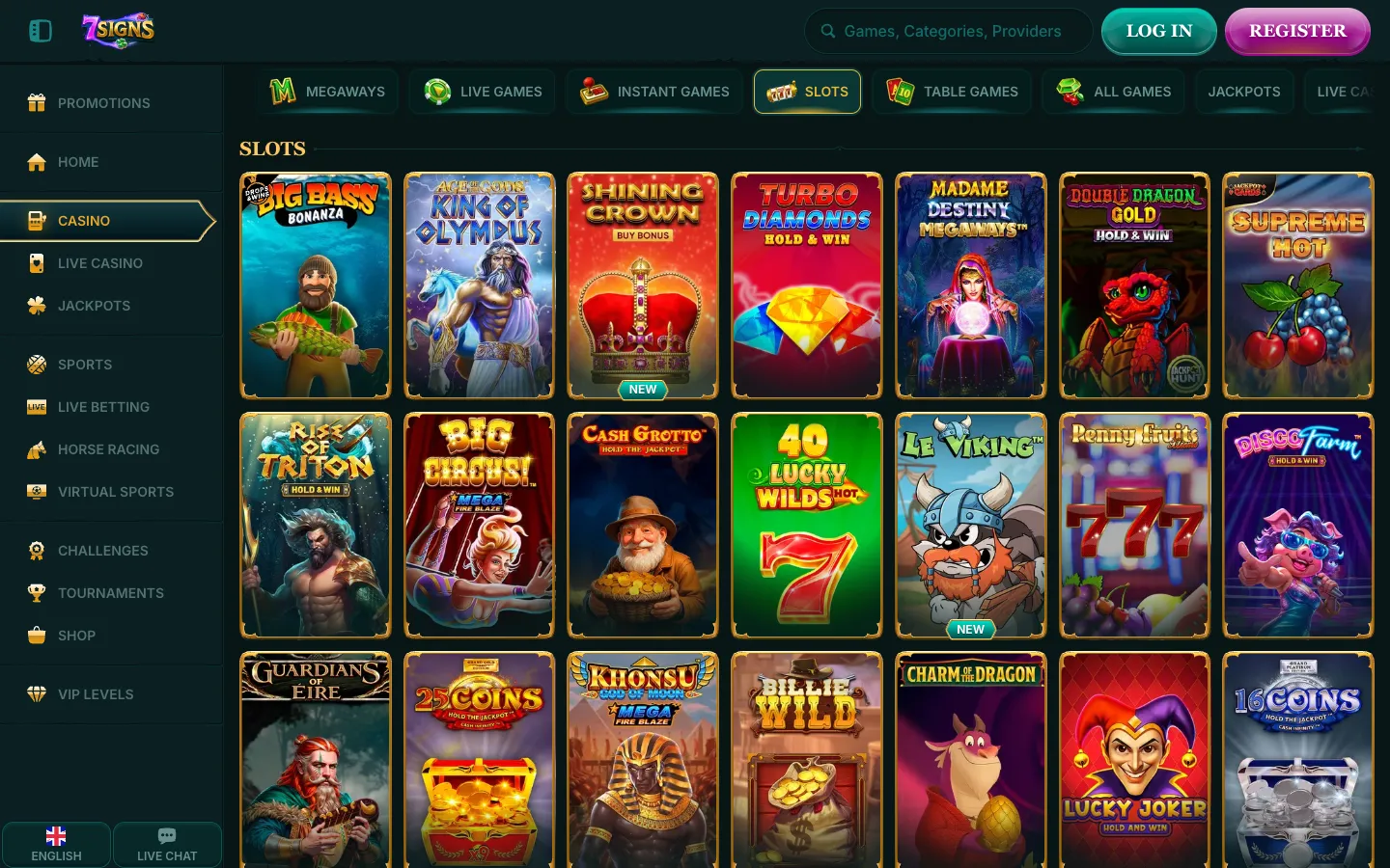 7Signs: Slots