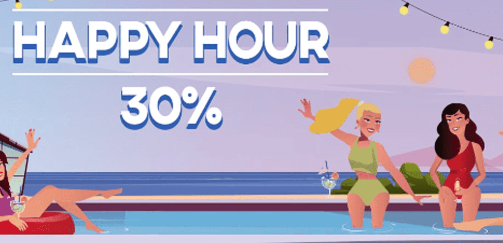 Azur-casino-happy-hour-30%-bonus