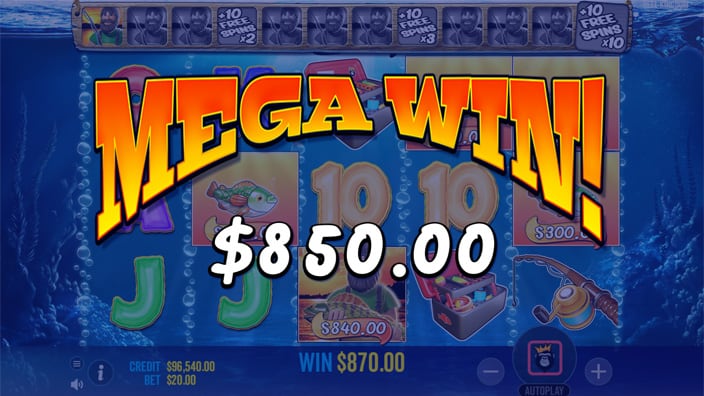 Big Bass Bonanza slot big win