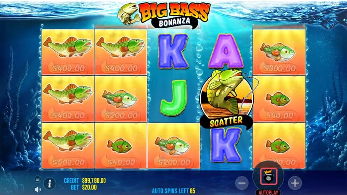 Big Bass Bonanza slot money symbol