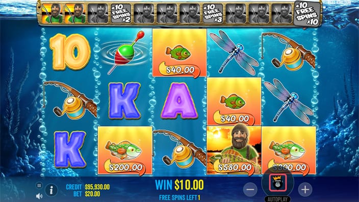 Big Bass Bonanza slot wild symbol collect