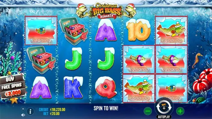 Christmas Big Bass Bonanza slot money symbol 1