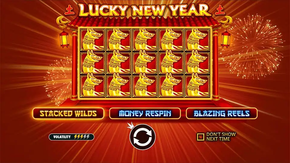 Lucky New Year slot features