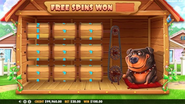 The Dog House slot bonus spins