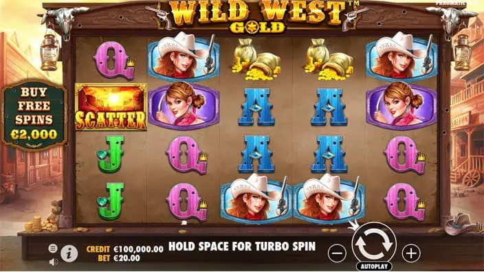 Wild West Gold slot 1