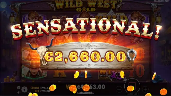 Wild West Gold slot big win 1