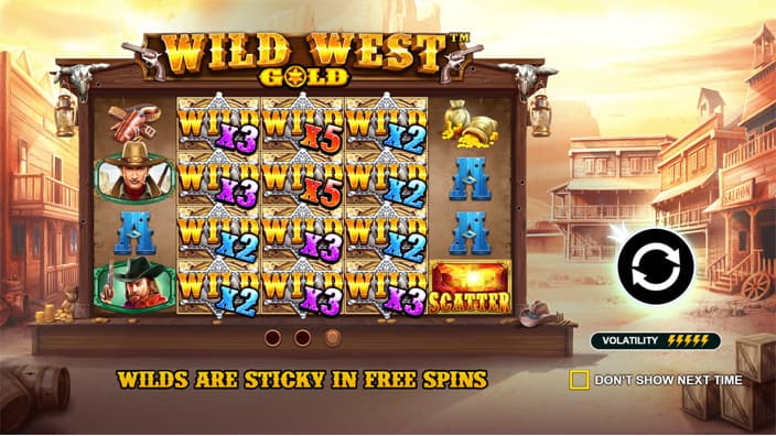 Wild West Gold slot features
