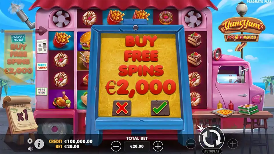 Yum Yum Powerways slot bonus buy