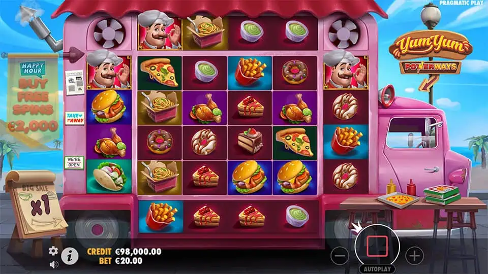 Yum Yum Powerways slot free spins