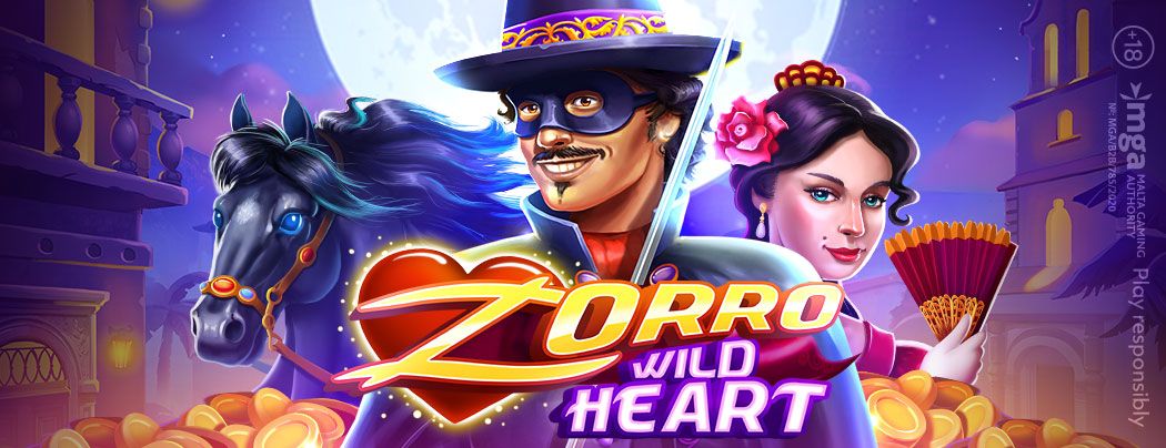 Zorro Wild Heart slot cover image