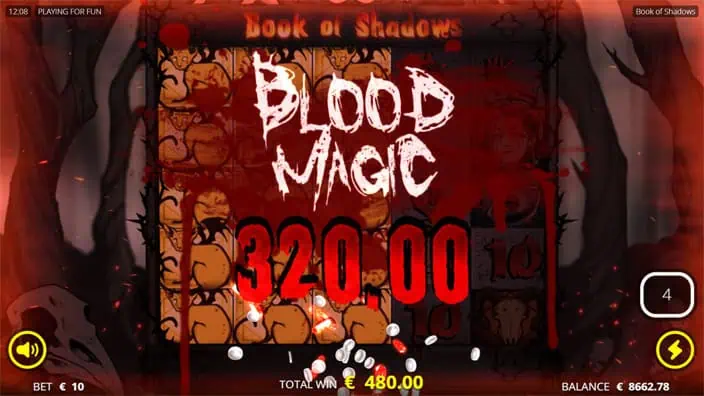 Book of Shadows slot big win 1