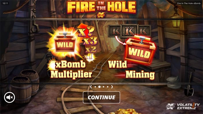 Fire in the Hole slot features
