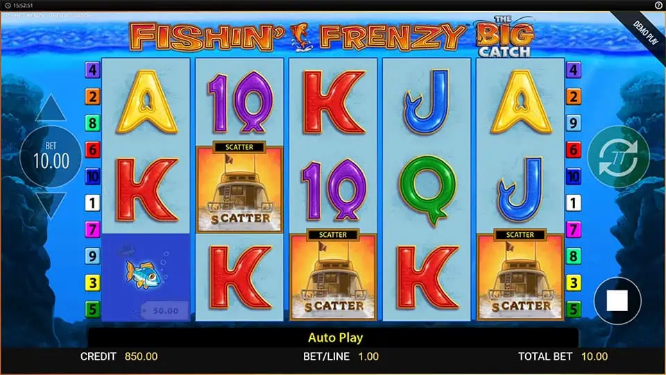 Fishin Frenzy the Big Catch slot free spins