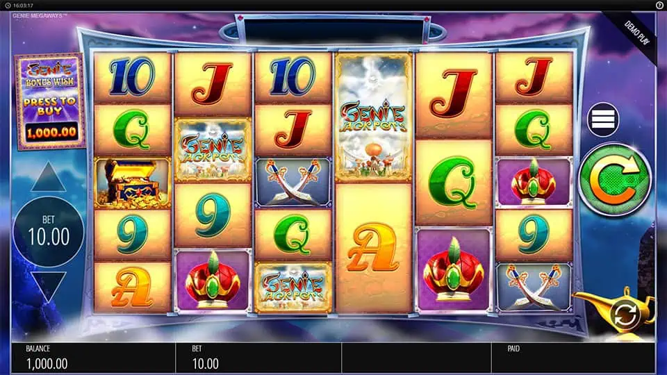 Genie Jackpots Megaways slot