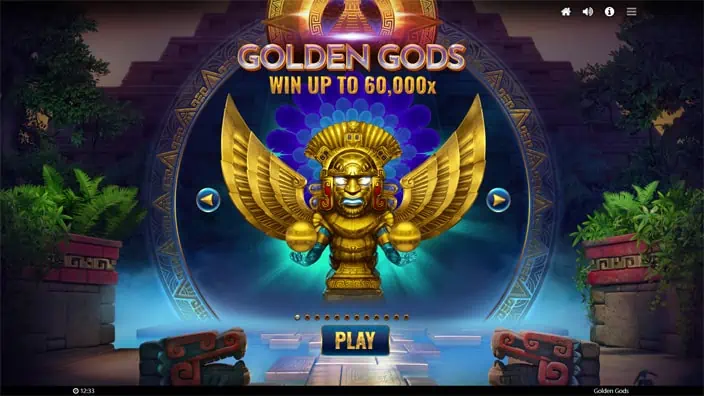 Golden Gods slot features
