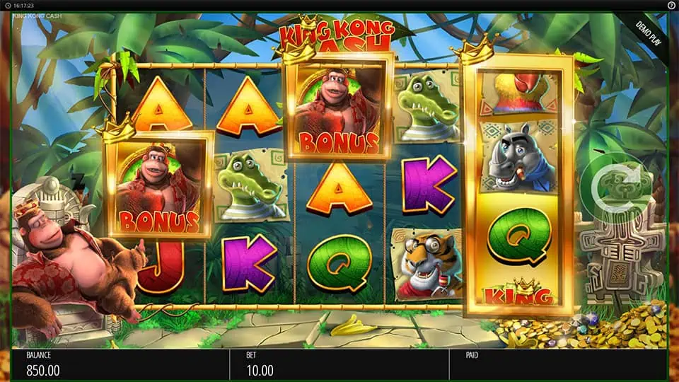 King Kong Cash slot free spins