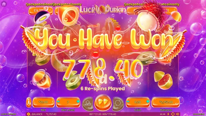 Lucky-Durian-slot-big-win