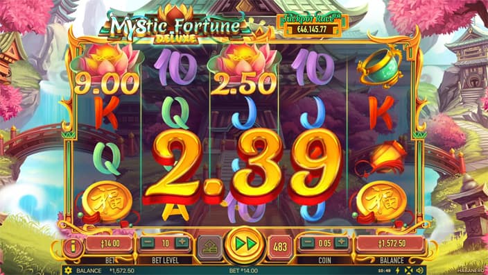 Mystic Fortune Deluxe slot money symbol