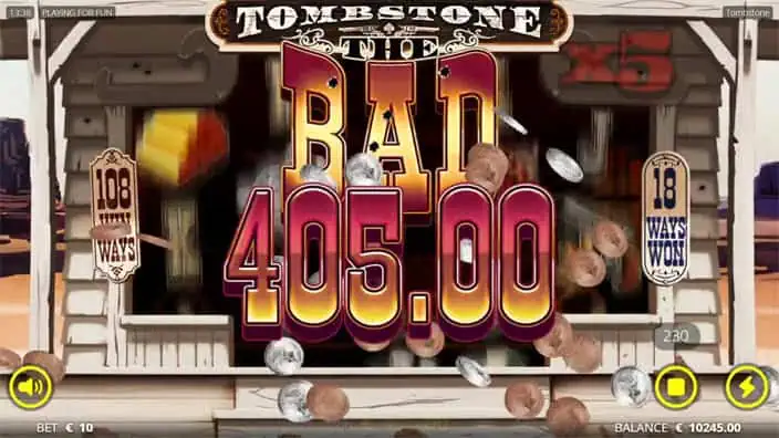 Tombstone slot big win 1