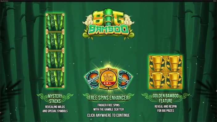 Big Bamboo slot features 1
