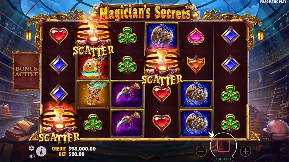 Magicians Secrets slot free spins