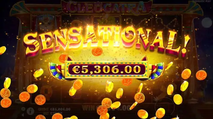 Cleocatra slot big win 1