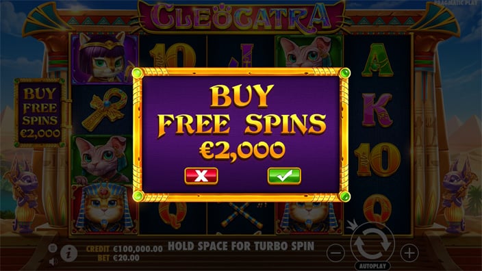 Cleocatra slot bonus buy