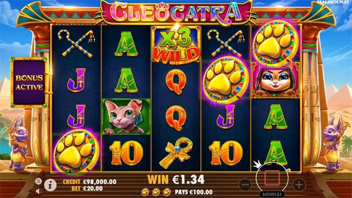 Cleocatra slot free spins 1