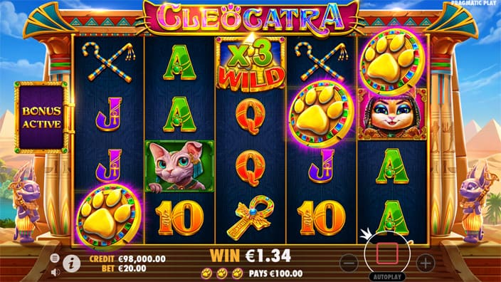 Cleocatra slot free spins