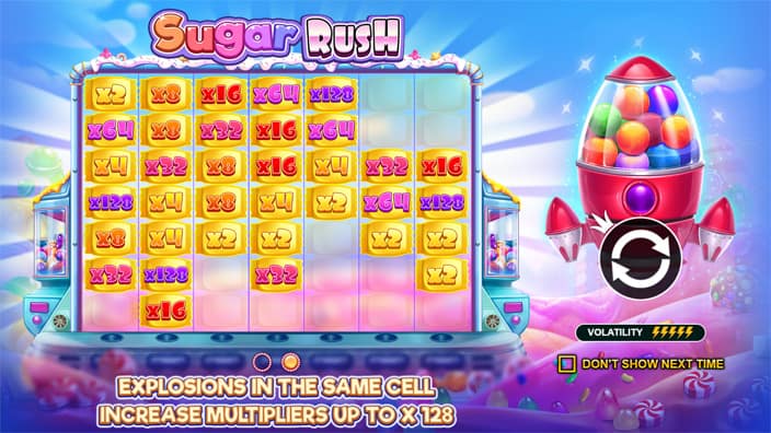Sugar-Rush-slot-features