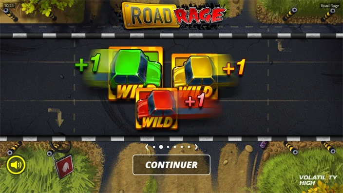 Road Rage slot features