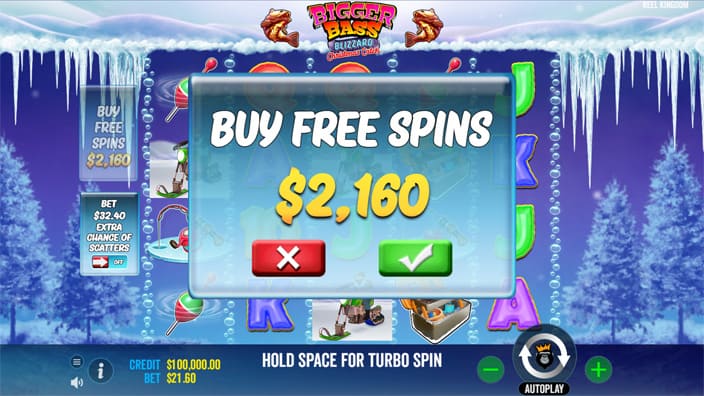 Bigger Bass Blizzard slot bonus buy