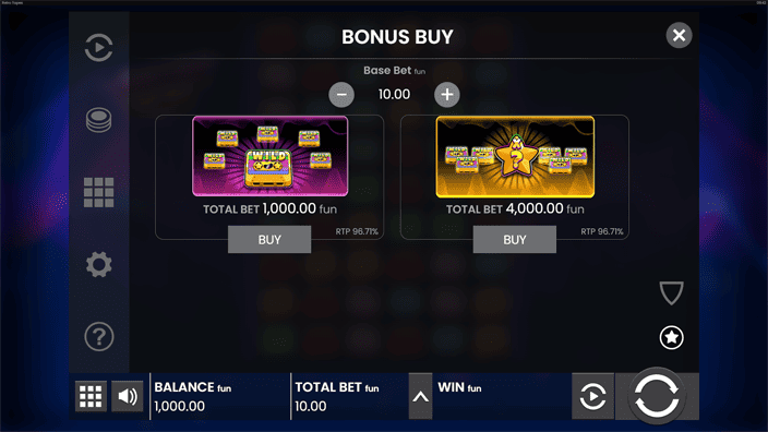 Retro Tapes slot bonus buy