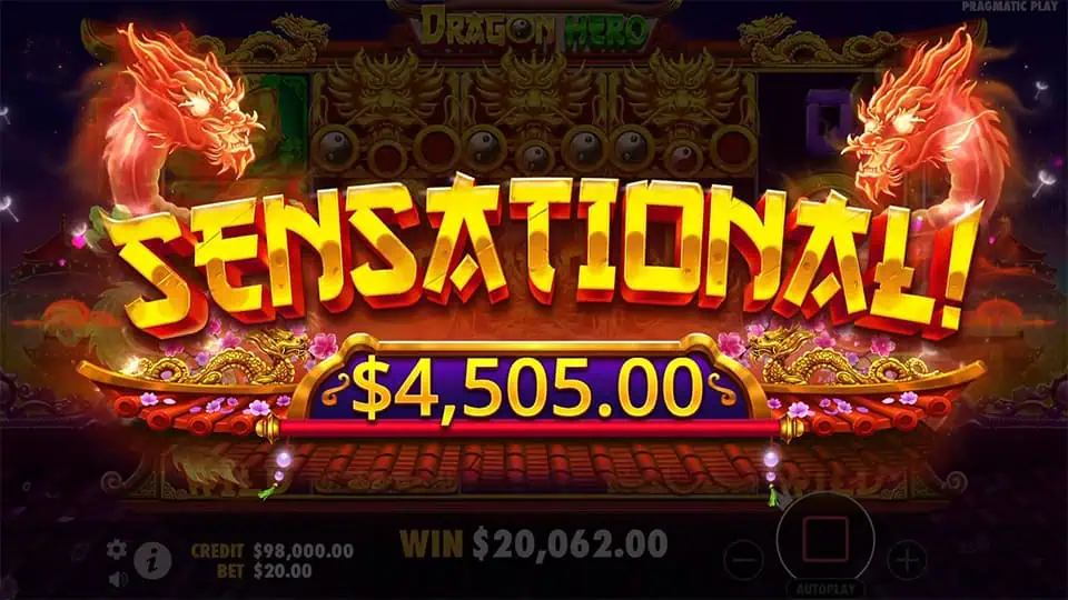 Dragon Hero slot big win