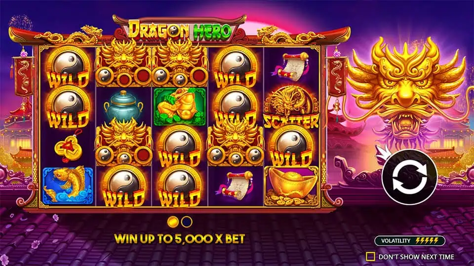 Dragon Hero slot features