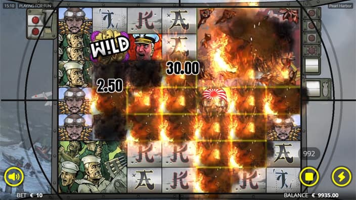 Pearl Harbor slot xbomb wild multiplier