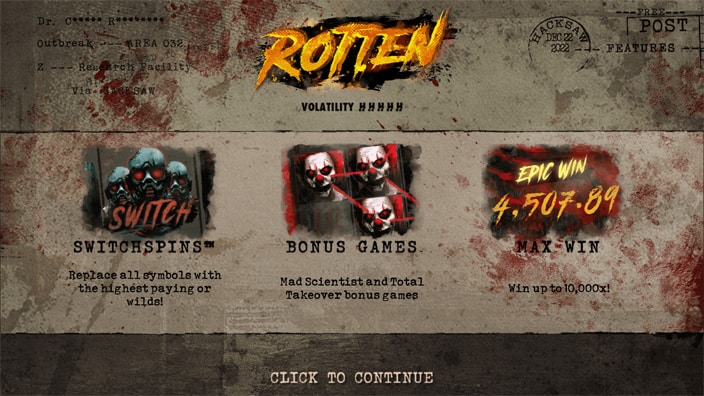 Rotten slot features