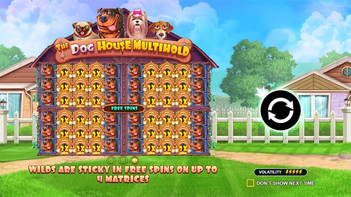 The Dog House Multihold slot features