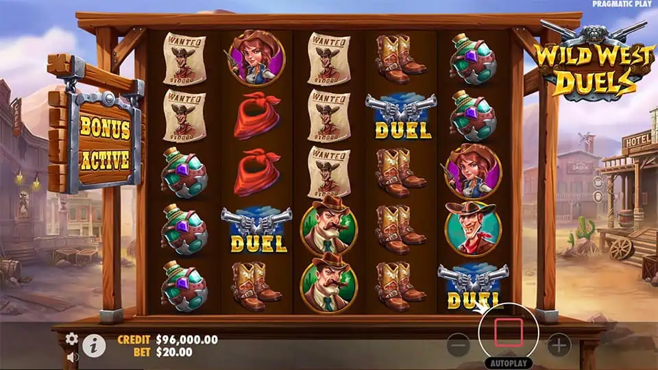 Wild West Duels slot free spins