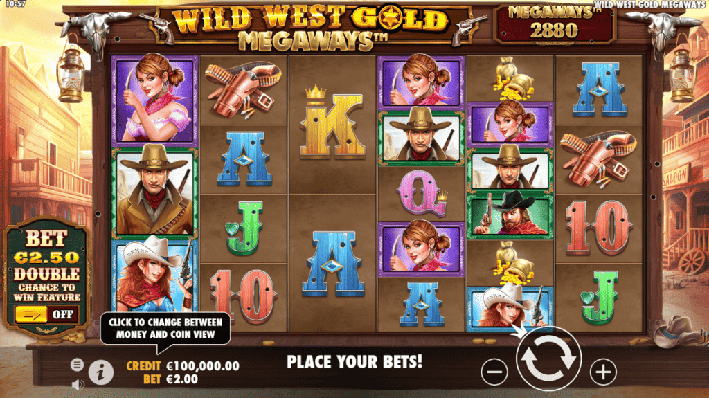 bonus-tiime-wild-west-gold-megaways-gameplay