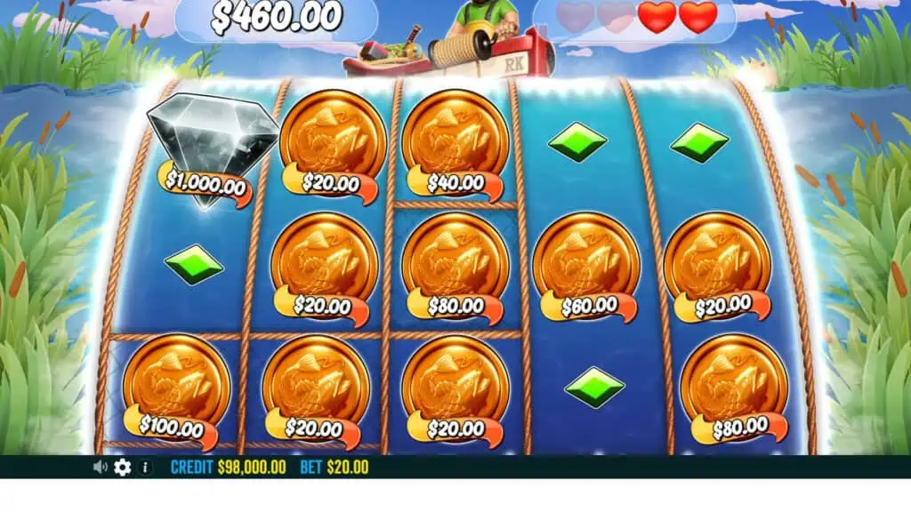 Big Bass Bonanza Hold Spinner slot feature fish prize symbol