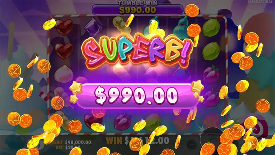 Candy Village slot big win