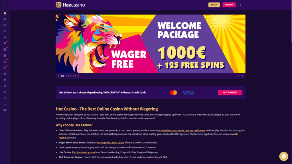 Haz-casino-website