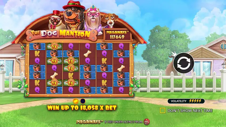 The Dog Mansion Megaways slot features