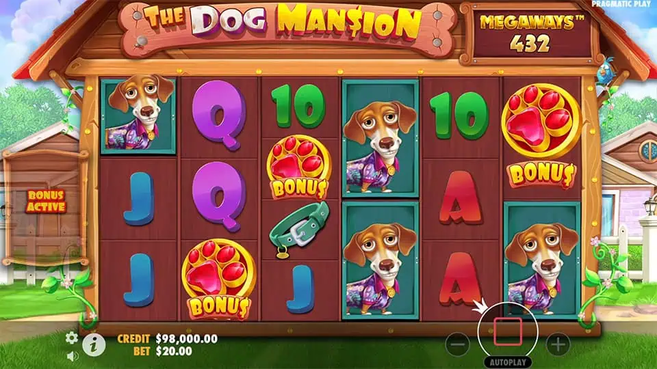 The Dog Mansion Megaways slot free spins