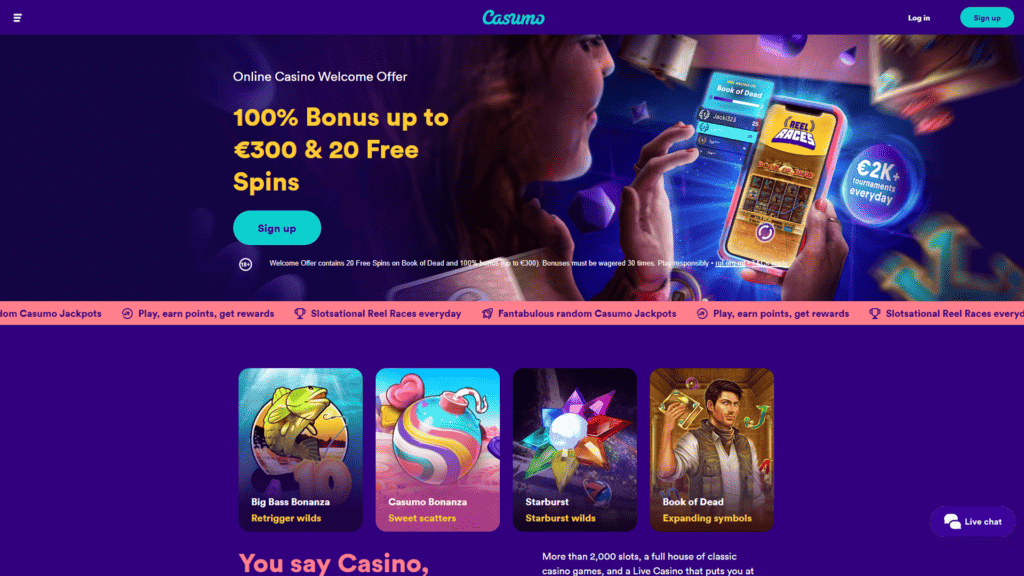 Casumo-website
