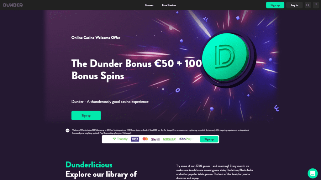Dunder-website
