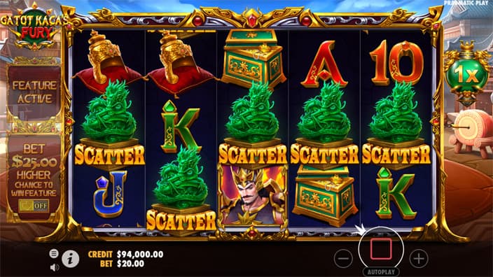 Gatot Kacas Fury slot free spins