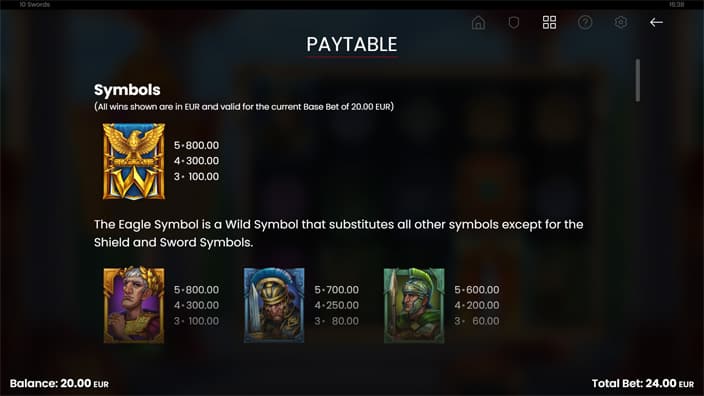10-Swords-paytable