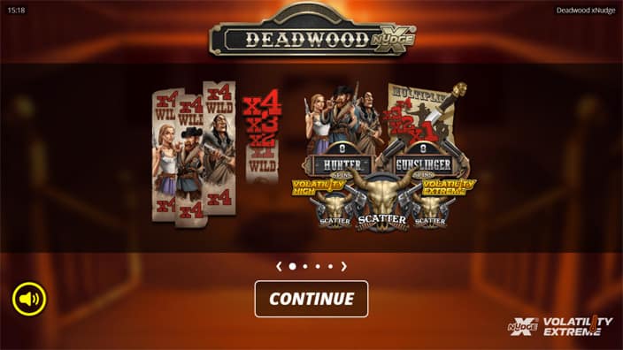 Deadwood slot features